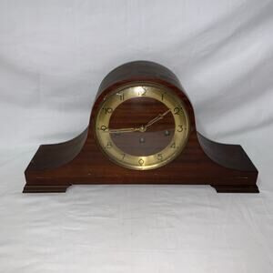 Vintage Linden Mantel Clock 3-Hole Westminster Chime